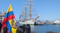 Colombian tall ship ARC Gloria arrives in San Diego, opens to public