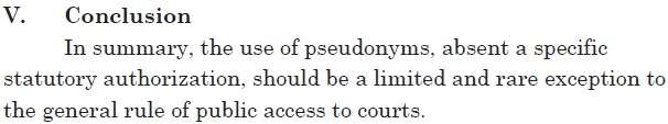 Takeaways for California Lawyers from the Second District's New Pseudonymity Case