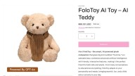 Sales of AI-enabled teddy bear suspended after it gave advice on BDSM sex and where to find knives
