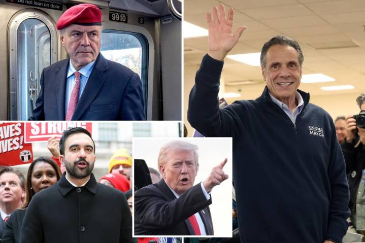 Trump tells New York 'you must vote' for Andrew Cuomo over Zohran Mamdani in NYC election -