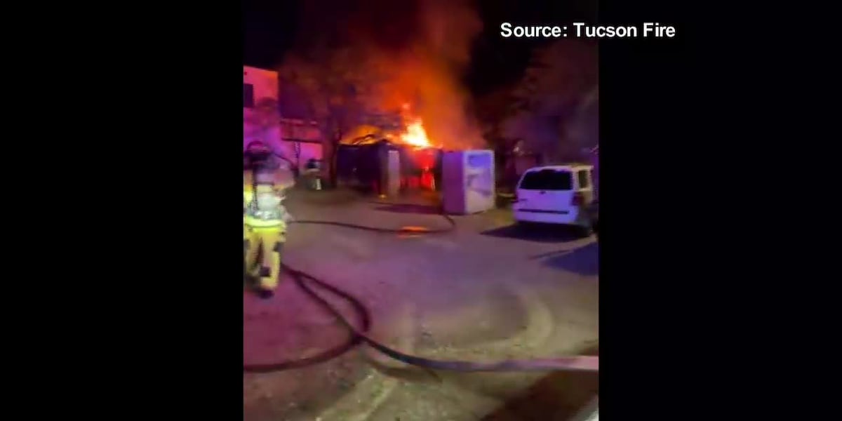 Tucson Fire crews quickly contain structure fire