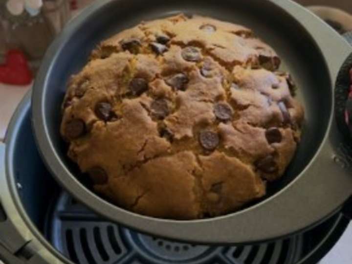 Cómo hacer la galleta gigante de 3 minutos en tu Air Fryer: postre exprés