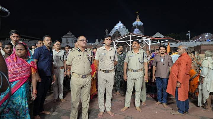 Odisha DGP Reviews Crowd Management at Puri Srimandir Amid Panchuka Festivities