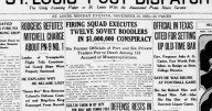 See the Nov. 30, 1925, front page: Officials in Texas cited for setting up old