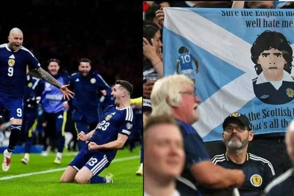 Memes de Maradona por la milagrosa clasificación de Escocia al Mundial tras 28 años