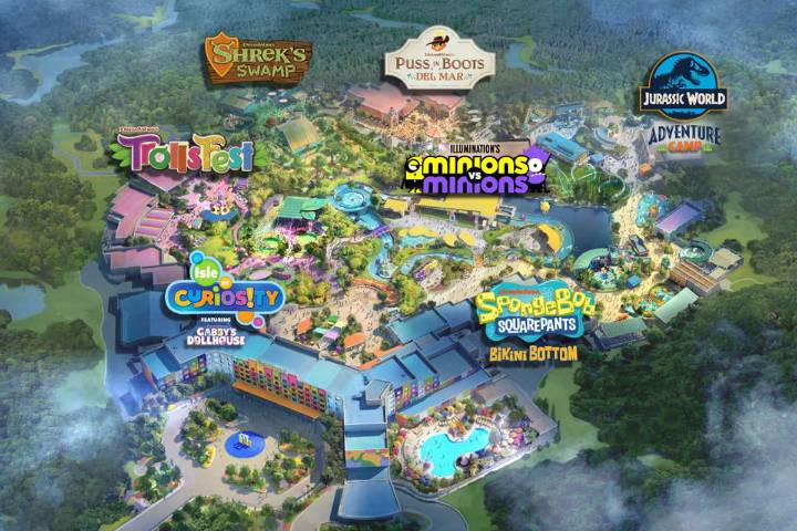 Universal’s New Texas Theme Park Lands Revealed: Shrek, Spongebob and More!