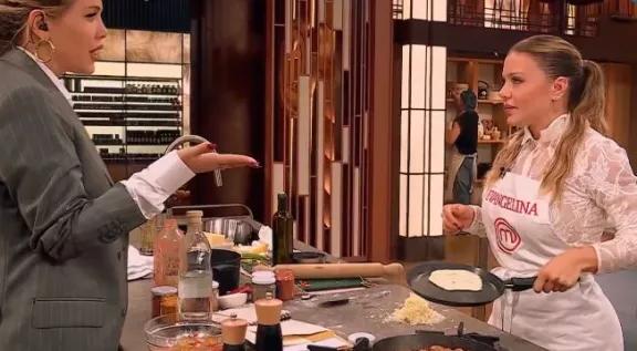 Evangelina Anderson se incomodó con las preguntas íntimas de Wanda Nara en MasterChef: “Que se vaya”