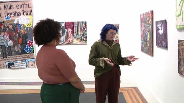 Von Maur shooting survivor reflects on gun violence, creates art exhibit