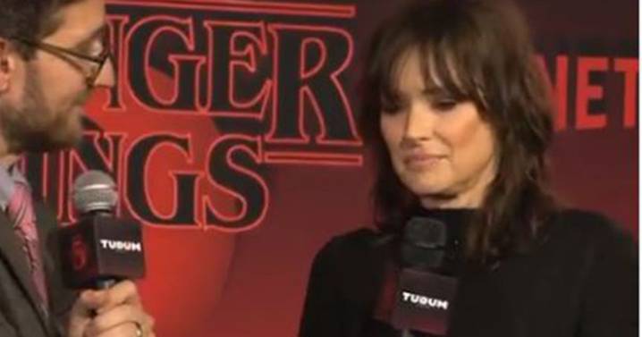 Winona Ryder fights tears in moving admission about Stranger Things co