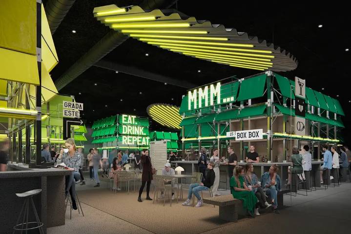 Un nuevo mercado en Madrid... ¿Dentro del Bernabéu?: aforo para mil comensales y más de 3.000 metros cuadrados