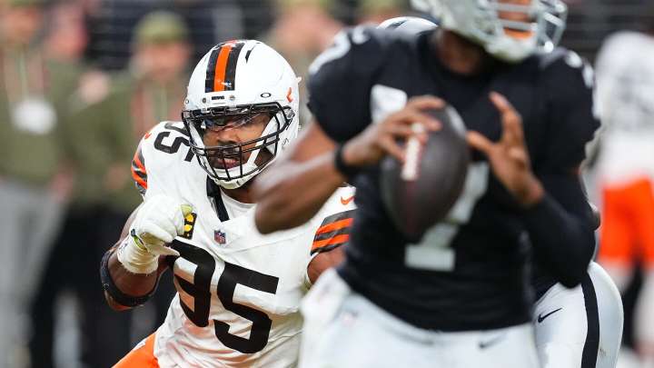 Myles Garrett is 5.0 sacks away from breaking the single