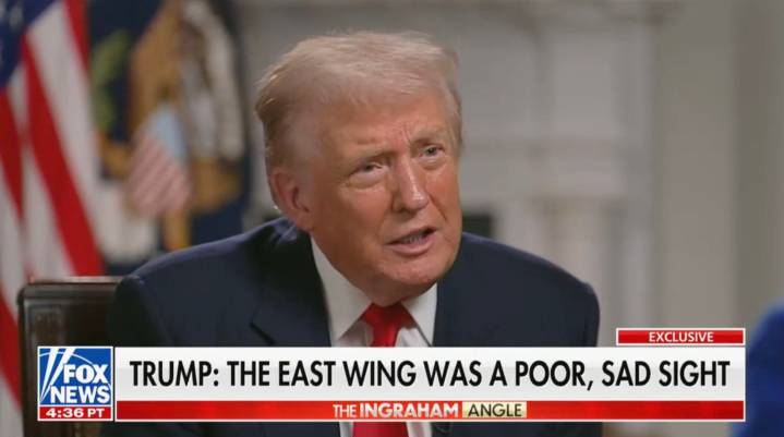 Trump Admits He Could’ve Built Ballroom Without Destroying the East Wing