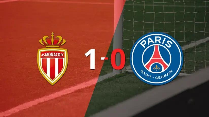 Liga de Francia: Con un solo gol, Mónaco derrotó a PSG en el estadio Stade Louis II