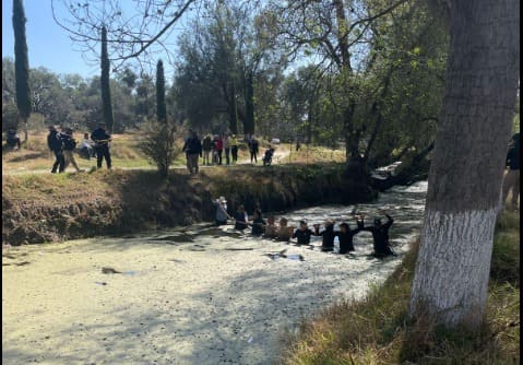 Realizan operativo de búsqueda de menor desaparecido en Hueypoxtla Centro