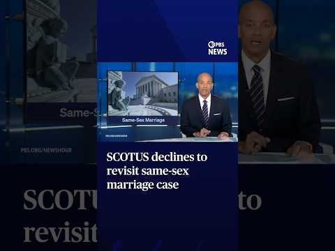 SCOTUS declines to revisit same-sex marriage case