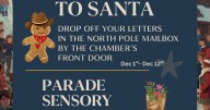 Chamber Announces Letters to Santa Mailbox, Return of Parade Sensory Block