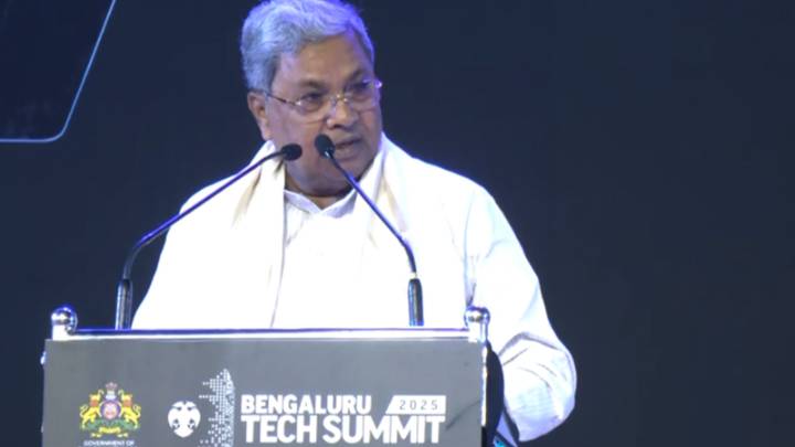 ‘When global innovation finds home in Bengaluru and Karnataka, it scales for world: Siddaramiah at Tech Summit 2025