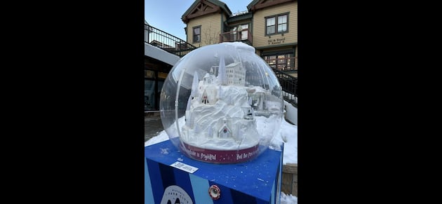 Local artists create ‘magical’ life-size snow globes on Park City’s Main Street