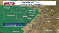 Weather Impact Alert: Flood Watch issued beginning Wednesday night