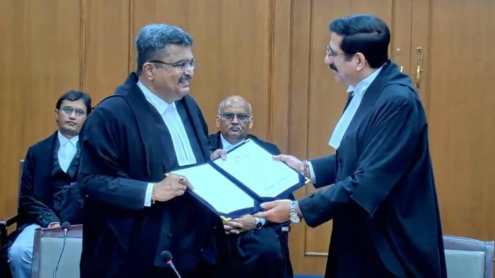 Justice Sandeep Bhatt takes oath as Madhya Pradesh High Court judge