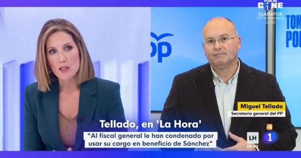 Tenso choque en TVE: Miguel Tellado arremete contra Silvia Intxaurrondo y la cadena en directo