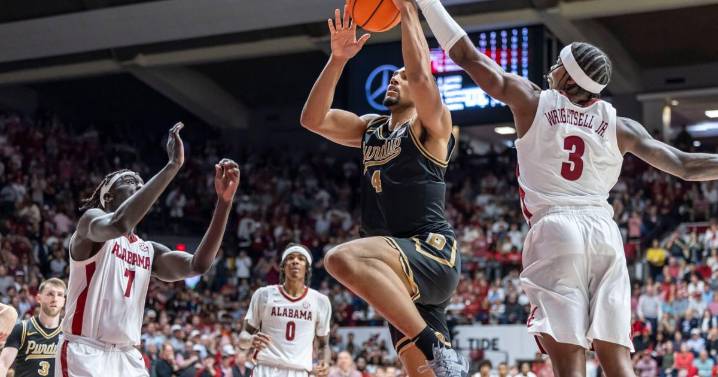 No. 2 Purdue beats No. 8 Alabama 87