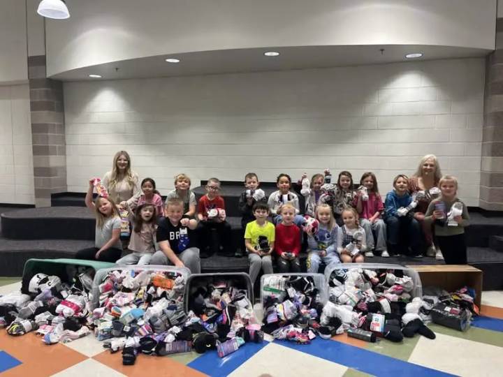 SOCK-tober Success at Lewisburg Elementary