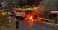 Terror en Pátzcuaro: sicarios incendian camiones y bloquean carreteras tras enfrentamiento armado