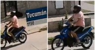Indignante: un motociclista le pegó en el glúteo a una joven en Villa Mercedes