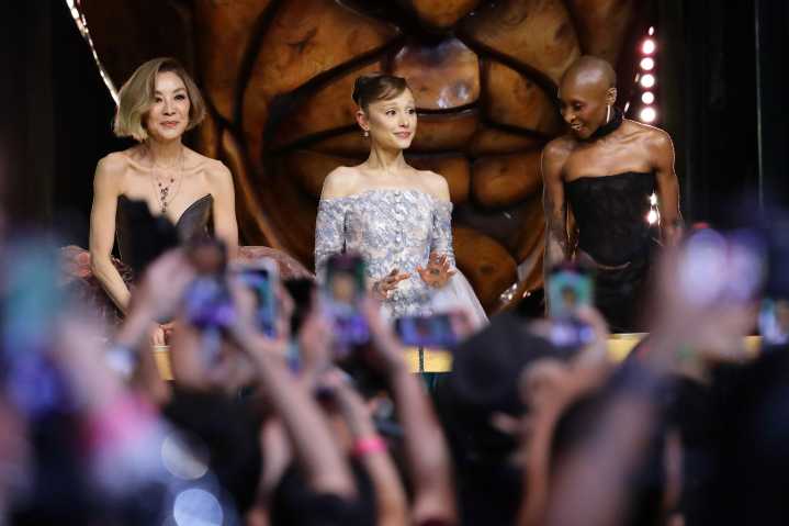 Cynthia Erivo Addresses Protecting Ariana Grande From Fan at Premiere