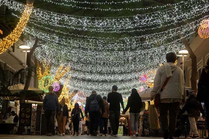Encendido navideño de Santa Cruz: hora excacta y lugares “reforzados” en 2025