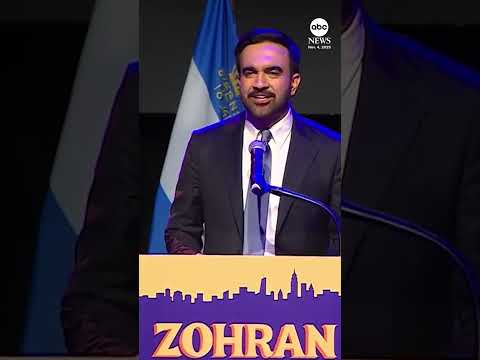 Zohran Mamdani addresses President Trump directly in victory speech