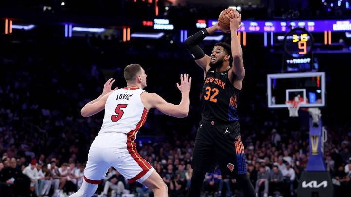 Watch highlights of the Knicks’ 140-132 win over the Heat – NBC Bay Area