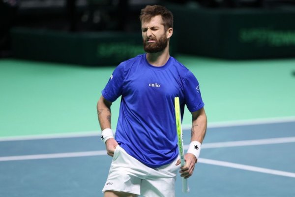 Moutet autrocrítico por su error en la Davis: “La gente dirá que soy un payaso”