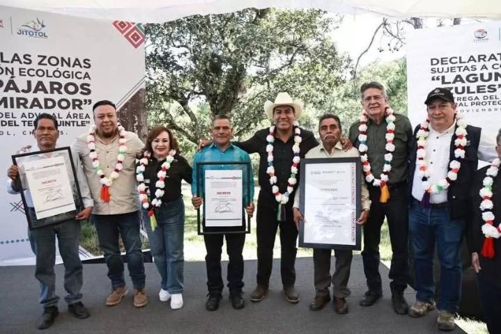EDUARDO Ramírez consolida nuevas Áreas Naturales Protegidas en Jitotol