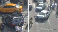 San Borja: reportan violento choque de dos autos en cruce de avenidas Angamos y Velasco Astete [VIDEO]