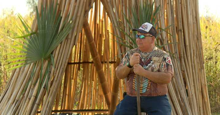 Bamboo tipi unveiled in Arnaudville as symbol of Indigenous culture, history and healing