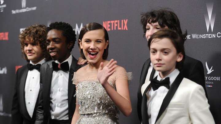 Así han crecido los niños de Stranger Things