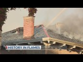 Historic downtown Columbus building catches fire