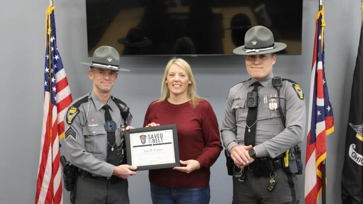 Northwood woman given 'Saved by the Belt' award