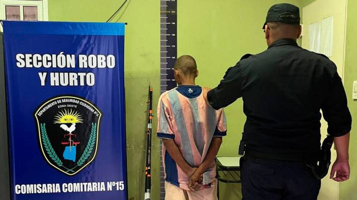 Lo sorprenden con bienes sustraídos y descubren que tenía pedido de detención