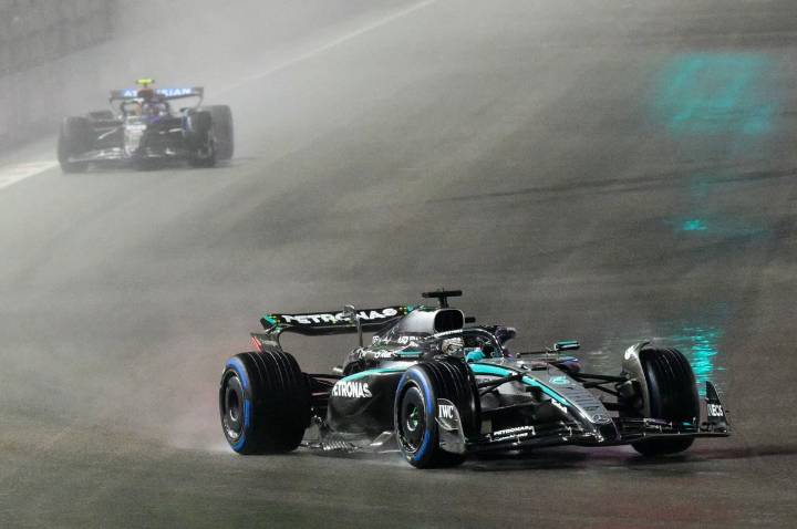 Pese a la lluvia, Norris consigue la 'pole' del GP de Las Vegas y ya enfila al campeonato