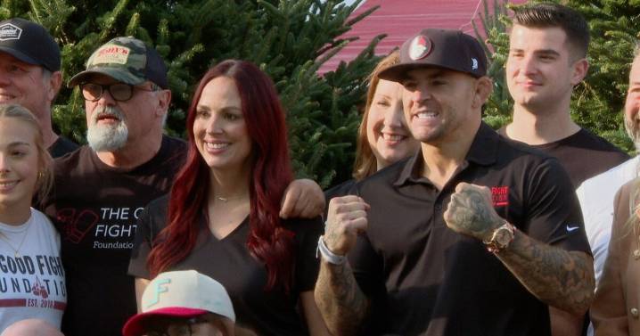 Dustin Poirier’s Good Fight Foundation distributes 500 Thanksgiving meals to local families