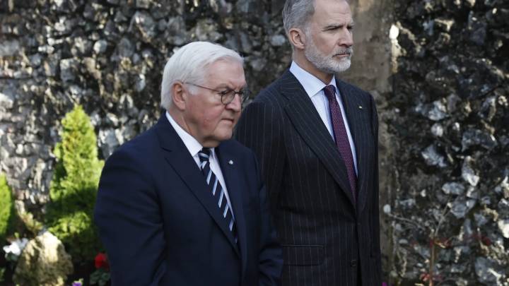 Steinmeier honra junto al Rey a las víctimas de Gernika