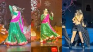 Madhuri Dixit grooves on Dola Re Dola at Netra Mantena's wedding in Udaipur