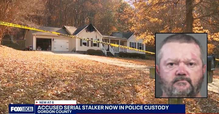 'Barely escaped': Stalker set house on fire with mom and 'small child' inside, cops say