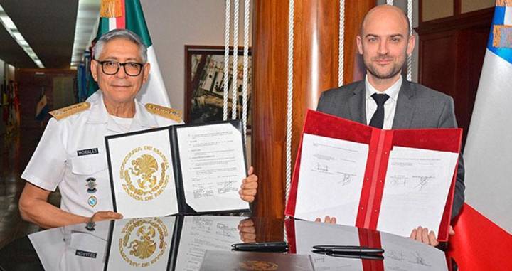 México y Francia firman acuerdo para combatir delitos marítimos transnacionales