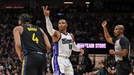 Westbrook's triple-double and Schroder's clutch run lift Kings over Warriors 121