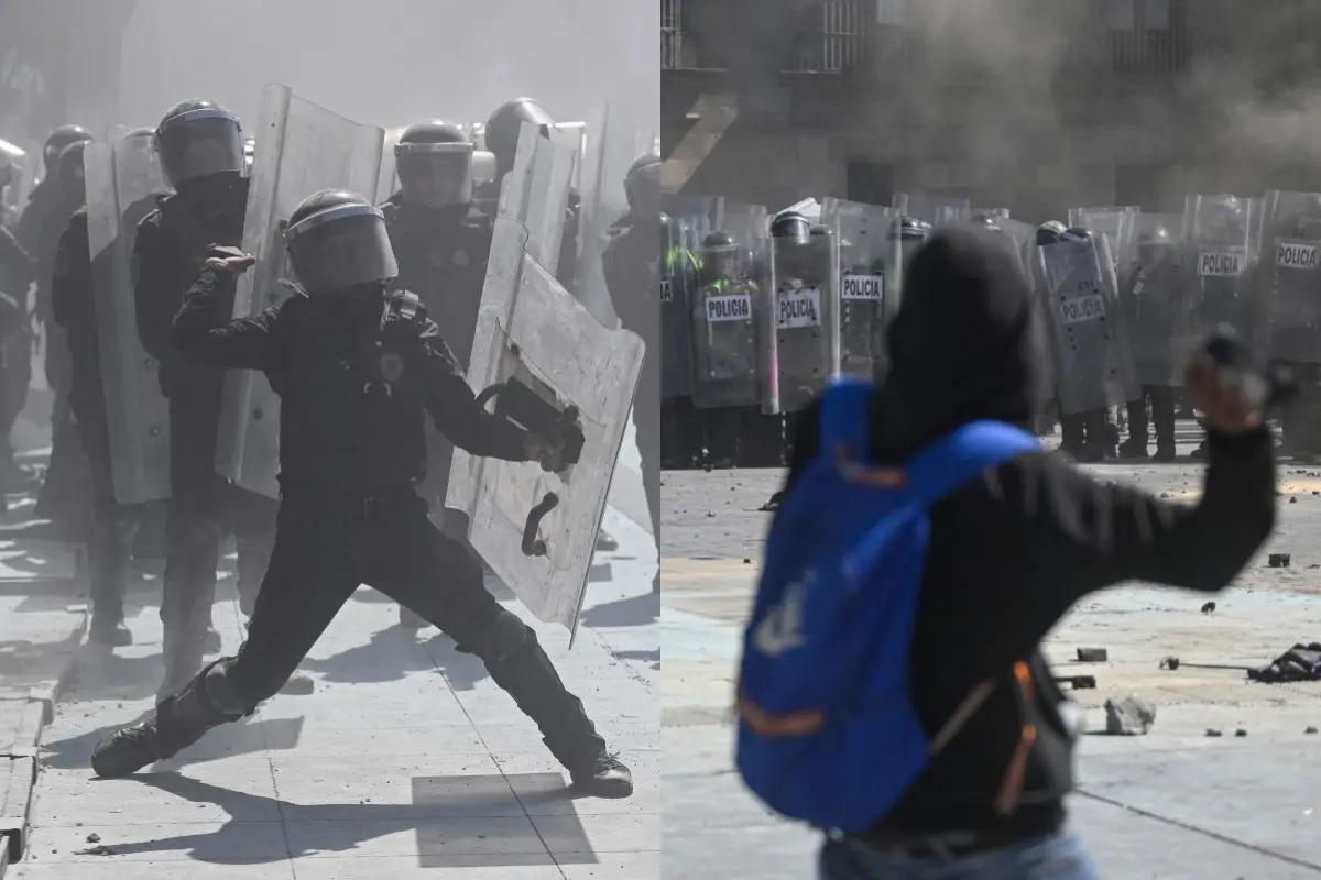 Marcha de Generación Z: Reporta 80 lesionados y 20 detenidos en disturbios en Palacio Nacional