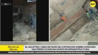 El Agustino: muro de contención cayó sobre un área de la comisaría de San Pedro